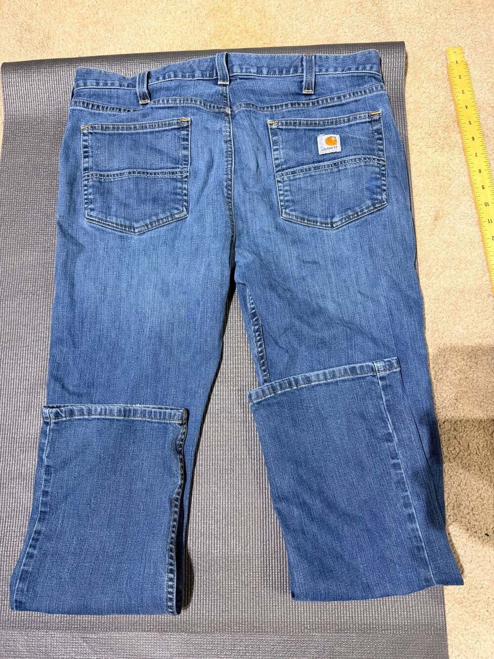 Carhartt Relaxed Fit Denim Jeans Blue Size 36x30